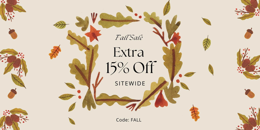 Fall Sale Extra 15% Off Sitewide