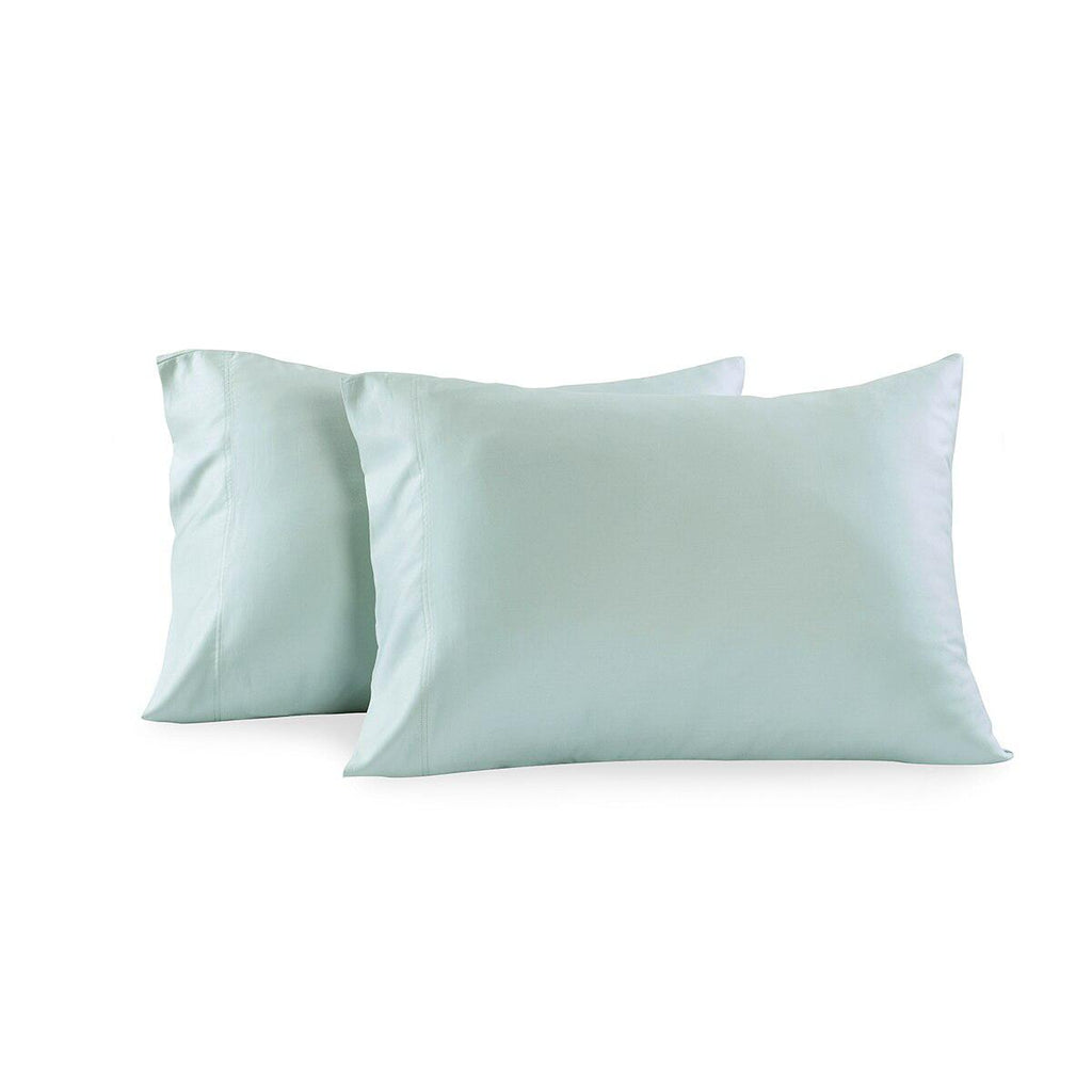 Luxury 1000 Thread Count Solid Pillowcases (Pair)-Royal Tradition-Standard Pillowcases Pair-Sea-Egyptian Linens