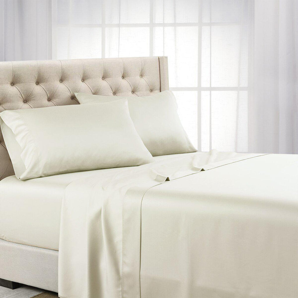 Split King Sheet Set - Heavyweight 1000 Thread Count-Royal Tradition-Ivory-Egyptian Linens