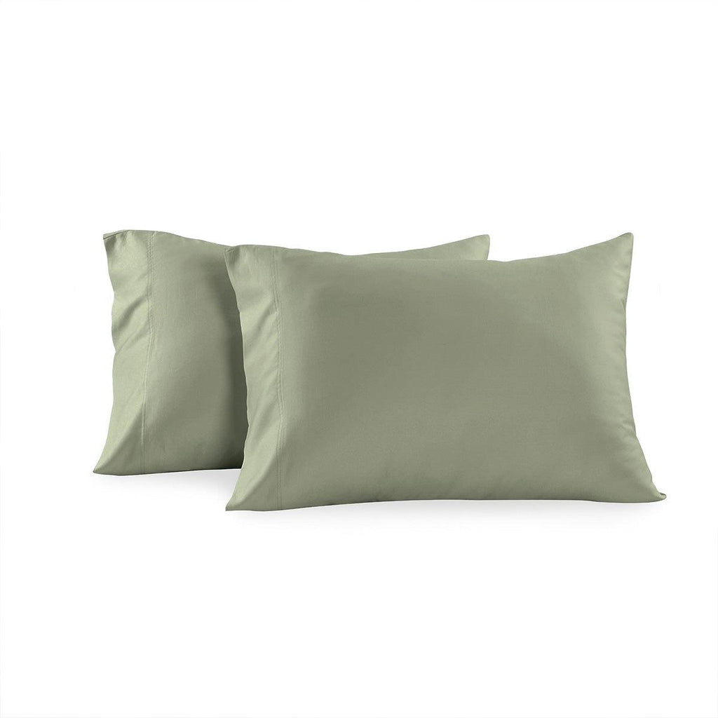 Soft Cotton Sateen Pillowcases (Pair) Made In USA-Wholesale Beddings